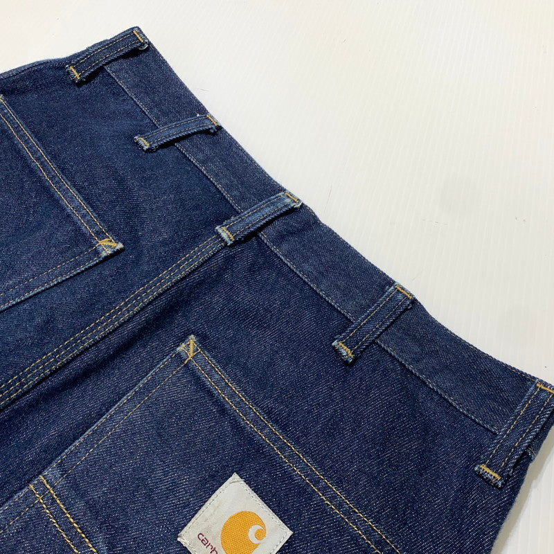【中古品】【メンズ】 Carhartt WIP カーハート ワークインプログレス SINGLE KNEE PANT I032026 シングル ニー パンツ ボトムス ハーフパンツ デニムパンツ 156-261020-ko-20-teih サイズ：30 カラー：インディゴ 万代Net店