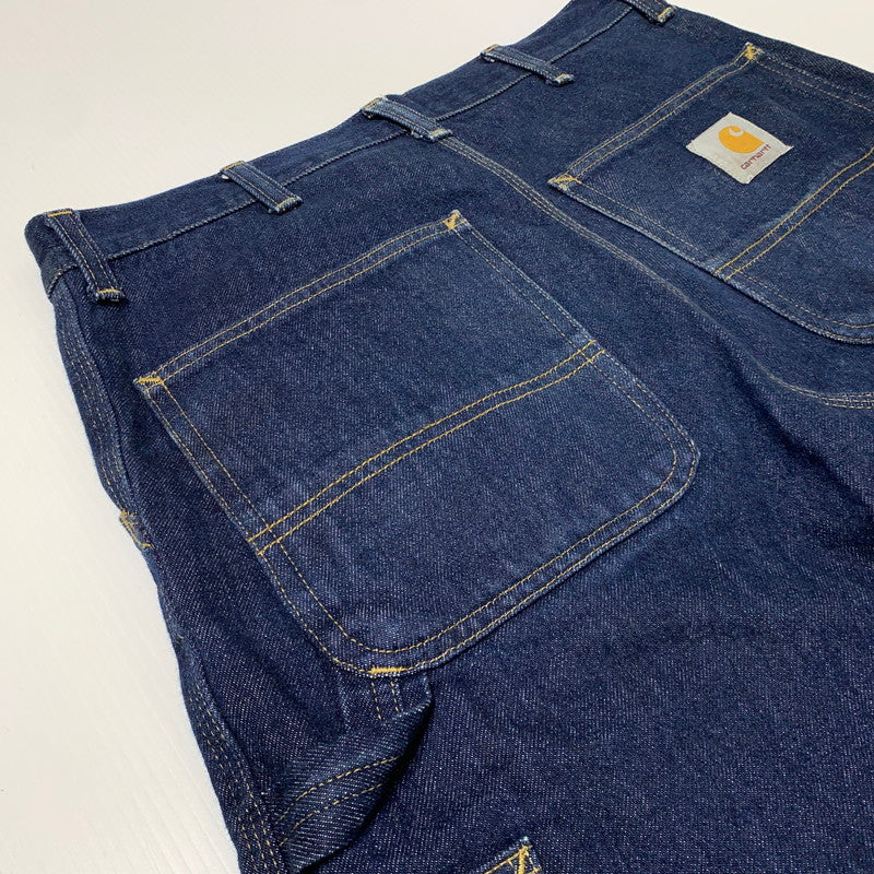 【中古品】【メンズ】 Carhartt WIP カーハート ワークインプログレス SINGLE KNEE PANT I032026 シングル ニー パンツ ボトムス ハーフパンツ デニムパンツ 156-261020-ko-20-teih サイズ：30 カラー：インディゴ 万代Net店