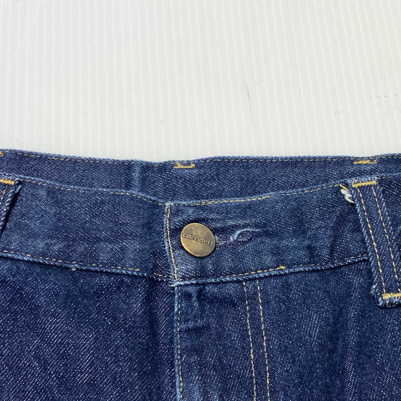 【中古品】【メンズ】 Carhartt WIP カーハート ワークインプログレス SINGLE KNEE PANT I032026 シングル ニー パンツ ボトムス ハーフパンツ デニムパンツ 156-261020-ko-20-teih サイズ：30 カラー：インディゴ 万代Net店