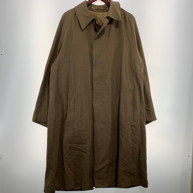 【現状渡し品】【メンズ】 BRITISH ARMY ブリティッシュ アーミー 60's WOOL GABARDINE BAL-COLLAR COAT VINTAGE 60年代 ウールギャバジン バルカラーコート アウター ミリタリー 145-261020-ko-23-teih サイズ：14 カラー：カーキ 万代Net店