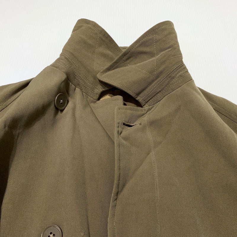 【現状渡し品】【メンズ】 BRITISH ARMY ブリティッシュ アーミー 60's WOOL GABARDINE BAL-COLLAR COAT VINTAGE 60年代 ウールギャバジン バルカラーコート アウター ミリタリー 145-261020-ko-23-teih サイズ：14 カラー：カーキ 万代Net店