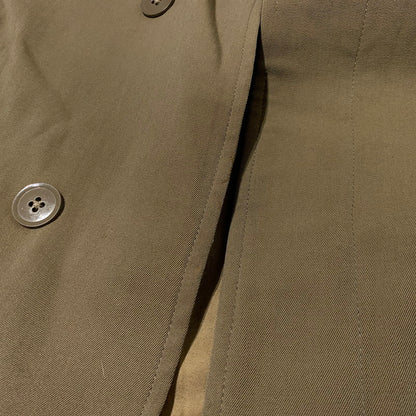 【現状渡し品】【メンズ】 BRITISH ARMY ブリティッシュ アーミー 60's WOOL GABARDINE BAL-COLLAR COAT VINTAGE 60年代 ウールギャバジン バルカラーコート アウター ミリタリー 145-261020-ko-23-teih サイズ：14 カラー：カーキ 万代Net店
