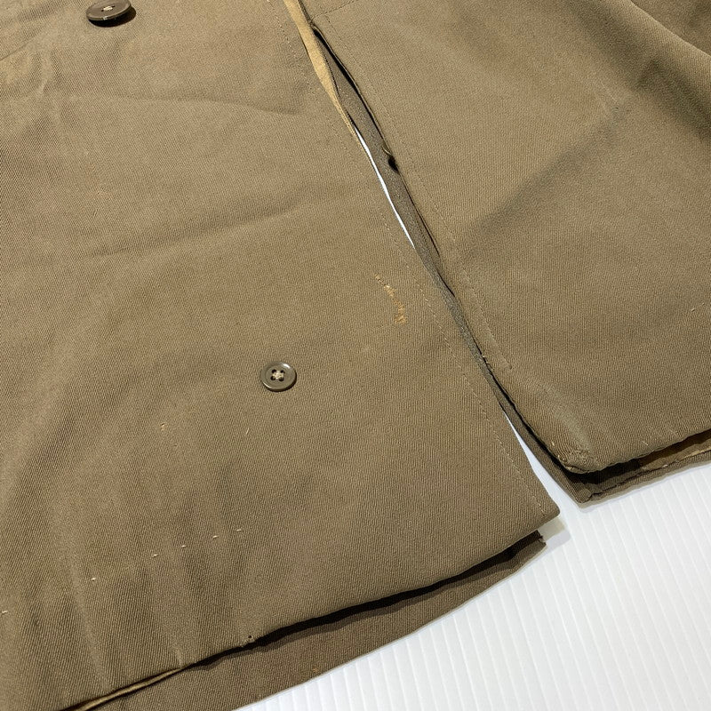 【現状渡し品】【メンズ】 BRITISH ARMY ブリティッシュ アーミー 60's WOOL GABARDINE BAL-COLLAR COAT VINTAGE 60年代 ウールギャバジン バルカラーコート アウター ミリタリー 145-261020-ko-23-teih サイズ：14 カラー：カーキ 万代Net店