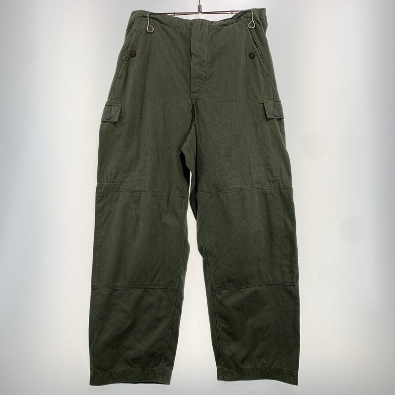 【現状渡し品】【メンズ】 UNKNOWN SUSPENDERS MILITARY PANTS サスペンダー ミリタリー パンツ ボトムス ワークパンツ 156-261020-ko-16-teih サイズ：48 カラー：カーキ 万代Net店