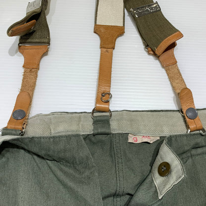 【現状渡し品】【メンズ】 UNKNOWN SUSPENDERS MILITARY PANTS サスペンダー ミリタリー パンツ ボトムス ワークパンツ 156-261020-ko-16-teih サイズ：48 カラー：カーキ 万代Net店
