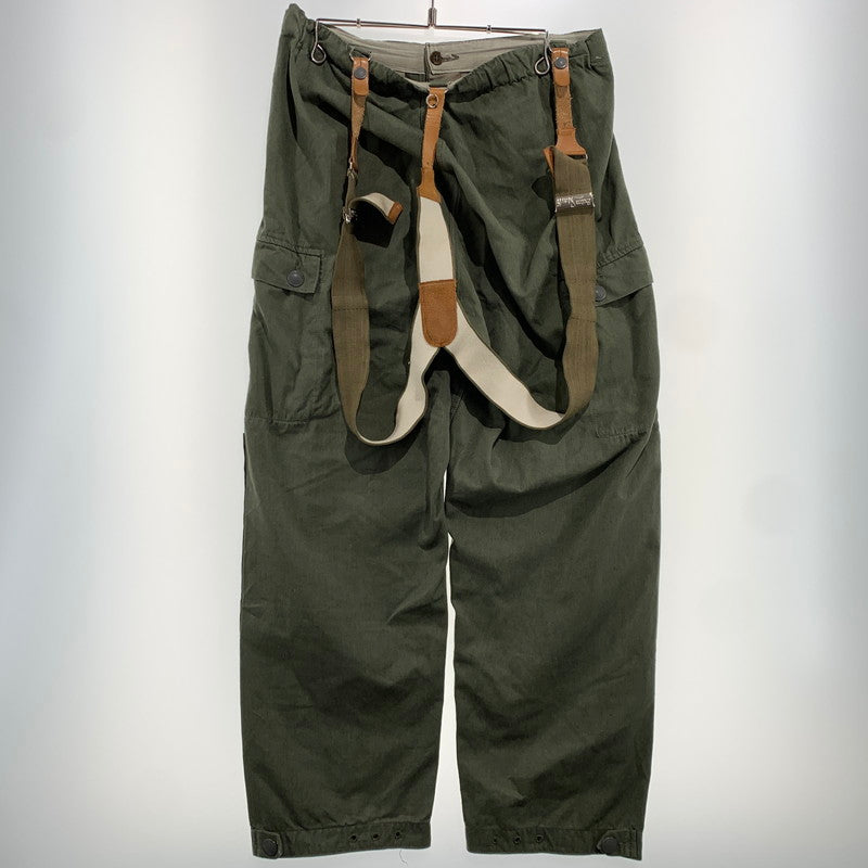 【現状渡し品】【メンズ】 UNKNOWN SUSPENDERS MILITARY PANTS サスペンダー ミリタリー パンツ ボトムス ワークパンツ 156-261020-ko-16-teih サイズ：48 カラー：カーキ 万代Net店