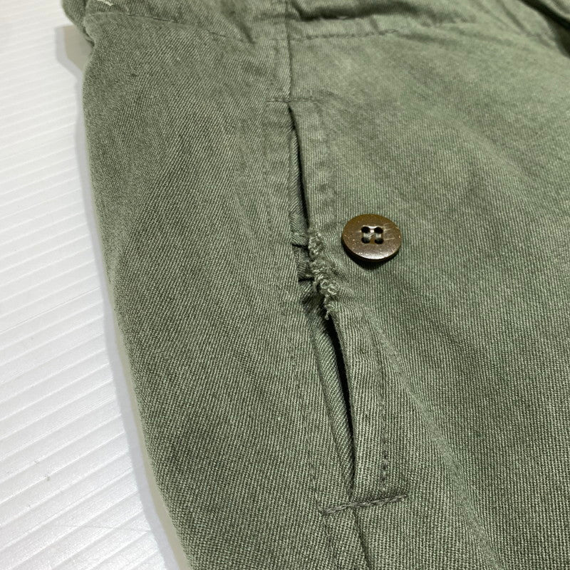 【現状渡し品】【メンズ】 UNKNOWN SUSPENDERS MILITARY PANTS サスペンダー ミリタリー パンツ ボトムス ワークパンツ 156-261020-ko-16-teih サイズ：48 カラー：カーキ 万代Net店