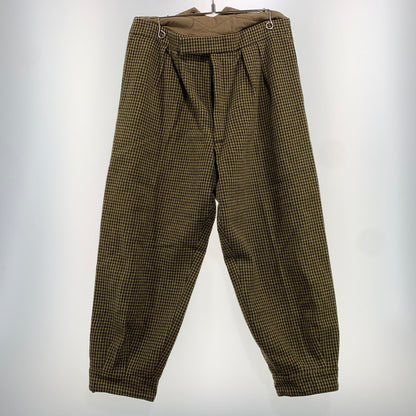 【現状渡し品】【メンズ】 COMRDINGS コーディングス CHECK WOOL PANTS チェック ウールパンツ ボトムス 156-261020-ko-15-teih サイズ：36 カラー：ブラウン系 万代Net店