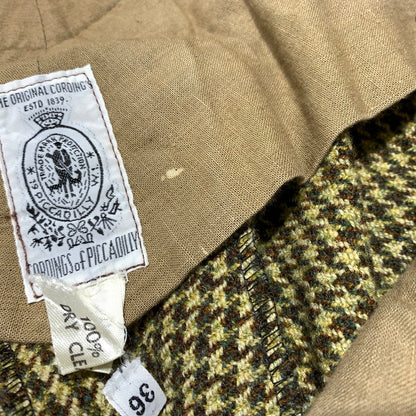 【現状渡し品】【メンズ】 COMRDINGS コーディングス CHECK WOOL PANTS チェック ウールパンツ ボトムス 156-261020-ko-15-teih サイズ：36 カラー：ブラウン系 万代Net店