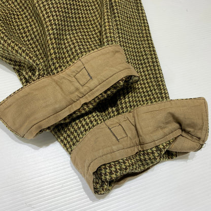 【現状渡し品】【メンズ】 COMRDINGS コーディングス CHECK WOOL PANTS チェック ウールパンツ ボトムス 156-261020-ko-15-teih サイズ：36 カラー：ブラウン系 万代Net店