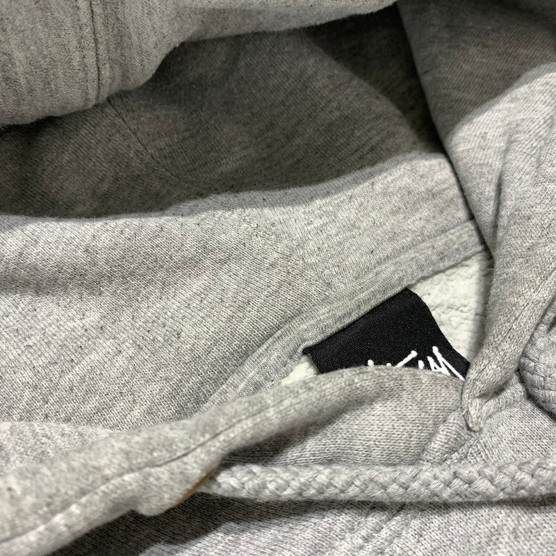 【中古品】【メンズ】 STUSSY ステューシー DE LA SOUL LOGO HOODIE ソウル ロゴ フーディ トップス プルオーバーパーカー 142-261020-ko-03-teih サイズ：M カラー：グレー 万代Net店
