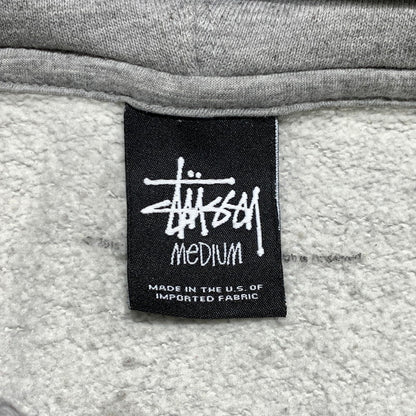 【中古品】【メンズ】 STUSSY ステューシー DE LA SOUL LOGO HOODIE ソウル ロゴ フーディ トップス プルオーバーパーカー 142-261020-ko-03-teih サイズ：M カラー：グレー 万代Net店