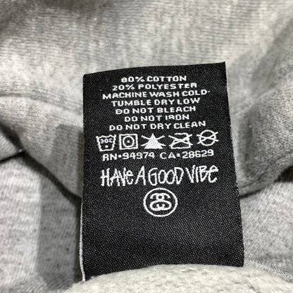 【中古品】【メンズ】 STUSSY ステューシー DE LA SOUL LOGO HOODIE ソウル ロゴ フーディ トップス プルオーバーパーカー 142-261020-ko-03-teih サイズ：M カラー：グレー 万代Net店