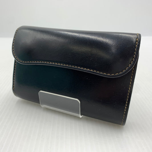 【中古品】【メンズ】 WILDSWANS ワイルドスワンズ BYRNE WALLET バーン 三つ折り財布 レザーウォレット オールインワンタイプ 200-261023-ko-13-teih カラー：ブラック 万代Net店