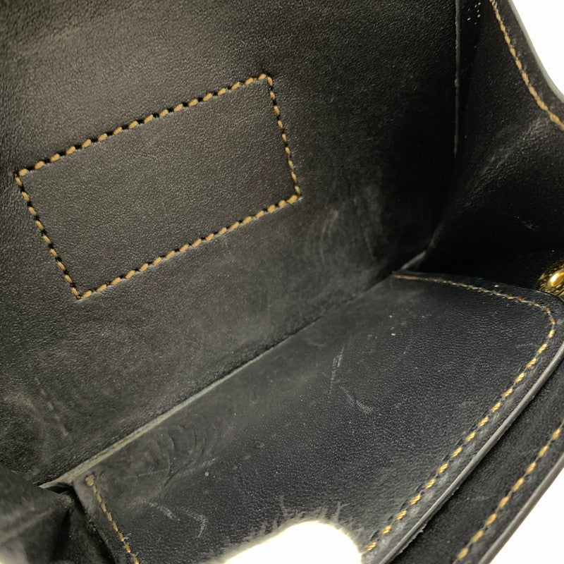 【中古品】【メンズ】 WILDSWANS ワイルドスワンズ BYRNE WALLET バーン 三つ折り財布 レザーウォレット オールインワンタイプ 200-261023-ko-13-teih カラー：ブラック 万代Net店