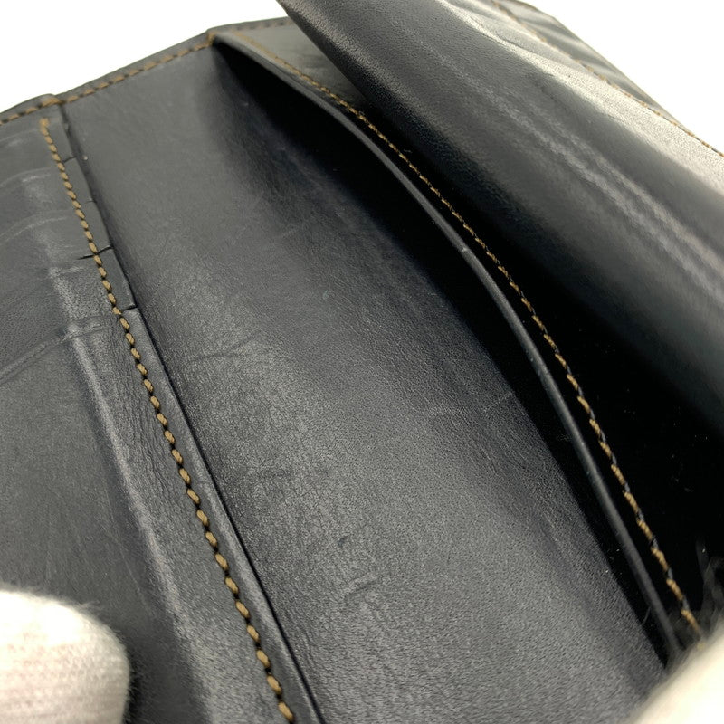 【中古品】【メンズ】 WILDSWANS ワイルドスワンズ BYRNE WALLET バーン 三つ折り財布 レザーウォレット オールインワンタイプ 200-261023-ko-13-teih カラー：ブラック 万代Net店