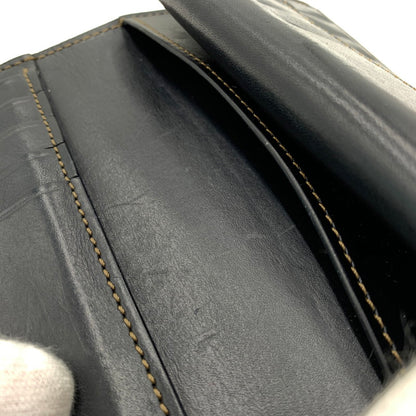 【中古品】【メンズ】 WILDSWANS ワイルドスワンズ BYRNE WALLET バーン 三つ折り財布 レザーウォレット オールインワンタイプ 200-261023-ko-13-teih カラー：ブラック 万代Net店