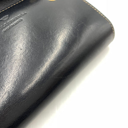 【中古品】【メンズ】 WILDSWANS ワイルドスワンズ BYRNE WALLET バーン 三つ折り財布 レザーウォレット オールインワンタイプ 200-261023-ko-13-teih カラー：ブラック 万代Net店
