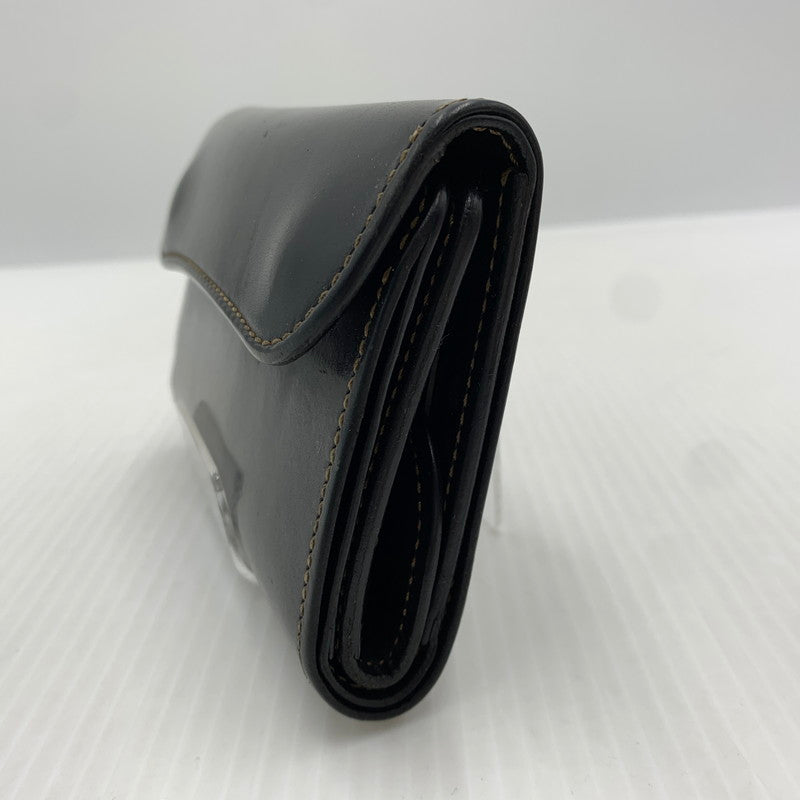 【中古品】【メンズ】 WILDSWANS ワイルドスワンズ BYRNE WALLET バーン 三つ折り財布 レザーウォレット オールインワンタイプ 200-261023-ko-13-teih カラー：ブラック 万代Net店