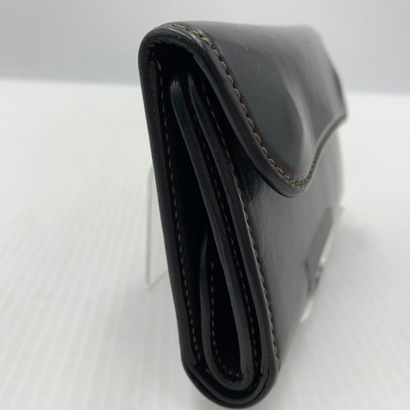 【中古品】【メンズ】 WILDSWANS ワイルドスワンズ BYRNE WALLET バーン 三つ折り財布 レザーウォレット オールインワンタイプ 200-261023-ko-13-teih カラー：ブラック 万代Net店