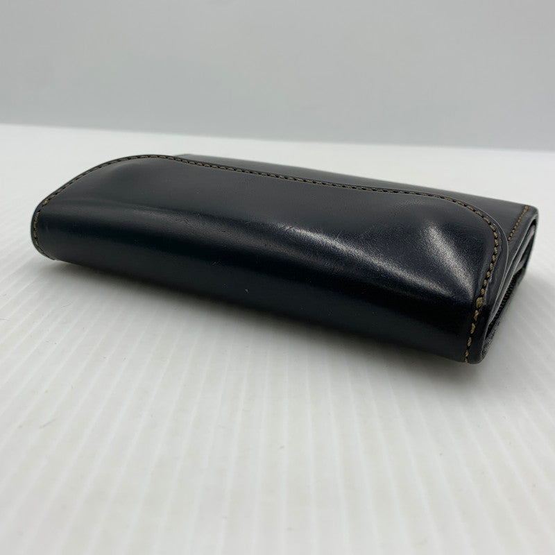 【中古品】【メンズ】 WILDSWANS ワイルドスワンズ BYRNE WALLET バーン 三つ折り財布 レザーウォレット オールインワンタイプ 200-261023-ko-13-teih カラー：ブラック 万代Net店
