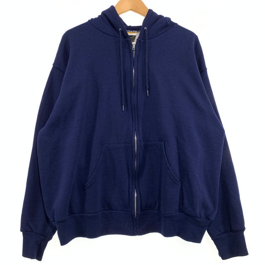 【現状渡し品】【メンズ】 GEARING UP ギアリング アップ THERMAL LINER ZIP UP HOODIE サーマル ライナー ジップ アップ フーディ トップス フルジップパーカー 147-261020-ko-04-teih サイズ：XL カラー：ネイビー系 万代Net店