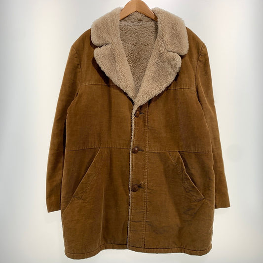【現状渡し品】【メンズ】 SEARS シアーズ 70's~ CORDUROY BOA JACKET 7420 VINTAGE 70年代~ コーデュロイ ボア ジャケット アウター ヴィンテージ 145-261020-ko-10-teih サイズ：42 カラー：ブラウン 万代Net店
