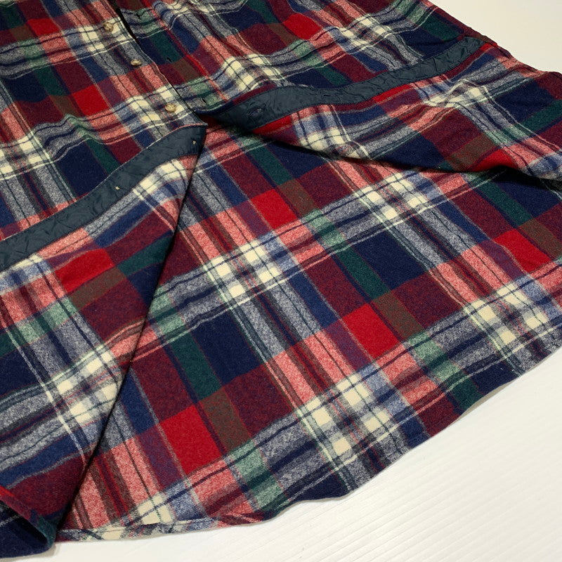【現状渡し品】【メンズ】 PENDLETON ペンドルトン WOOL CHECK SHIRT ウール チェックシャツ トップス ネルシャツ ボタンダウンシャツ 145-261020-ko-09-teih サイズ：XL カラー：チェック 万代Net店