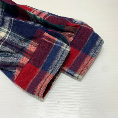 【現状渡し品】【メンズ】 PENDLETON ペンドルトン WOOL CHECK SHIRT ウール チェックシャツ トップス ネルシャツ ボタンダウンシャツ 145-261020-ko-09-teih サイズ：XL カラー：チェック 万代Net店