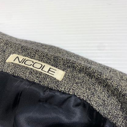 【中古品】【メンズ】 NICOLE ニコル 80's WOOL TAILORED JACKET MN3119 VINTAGE 80年代 ウール テーラード ジャケット ライトアウター ヴィンテージ 147-261020-ko-12-teih サイズ：M カラー：グレー 万代Net店