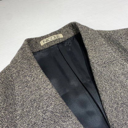 【中古品】【メンズ】 NICOLE ニコル 80's WOOL TAILORED JACKET MN3119 VINTAGE 80年代 ウール テーラード ジャケット ライトアウター ヴィンテージ 147-261020-ko-12-teih サイズ：M カラー：グレー 万代Net店