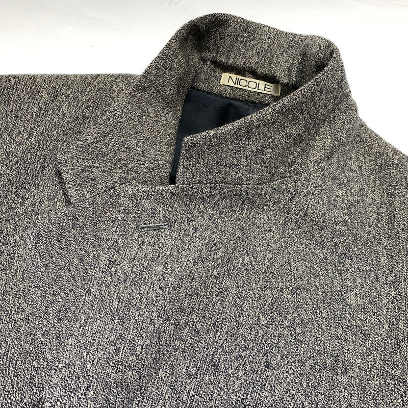 【中古品】【メンズ】 NICOLE ニコル 80's WOOL TAILORED JACKET MN3119 VINTAGE 80年代 ウール テーラード ジャケット ライトアウター ヴィンテージ 147-261020-ko-12-teih サイズ：M カラー：グレー 万代Net店
