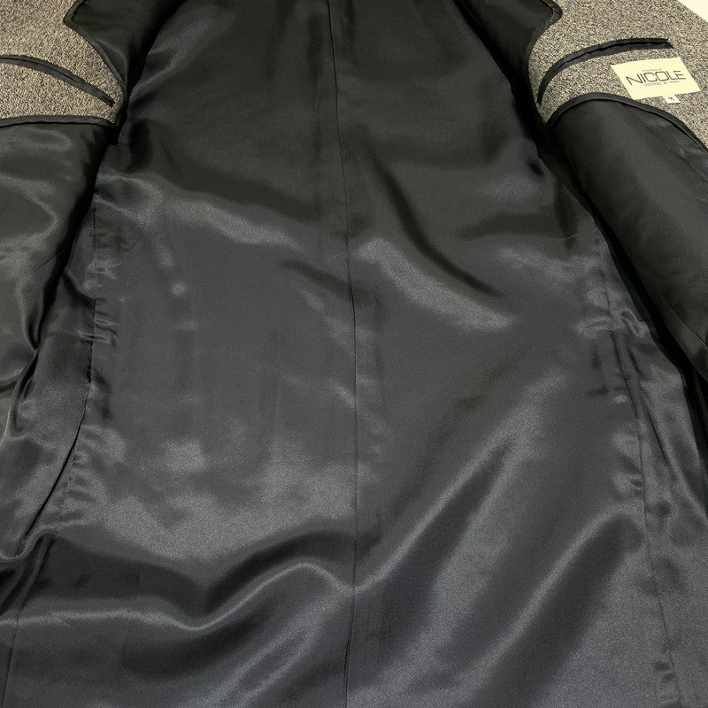【中古品】【メンズ】 NICOLE ニコル 80's WOOL TAILORED JACKET MN3119 VINTAGE 80年代 ウール テーラード ジャケット ライトアウター ヴィンテージ 147-261020-ko-12-teih サイズ：M カラー：グレー 万代Net店