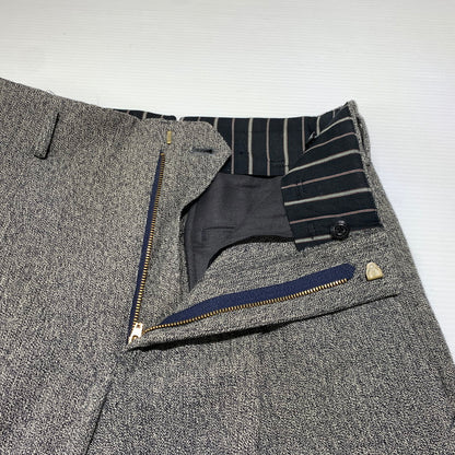 【中古品】【メンズ】 NICOLE ニコル 80's WOOL SLACKS MN5096 VINTAGE 80年代 ウール スラックス パンツ ボトムス ヴィンテージ 158-261020-ko-14-teih サイズ：M カラー：グレー 万代Net店