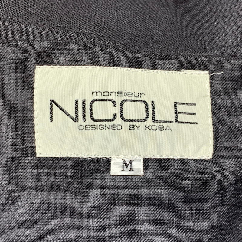 【中古品】【メンズ】 NICOLE ニコル 80's WOOL SLACKS MN5096 VINTAGE 80年代 ウール スラックス パンツ ボトムス ヴィンテージ 158-261020-ko-14-teih サイズ：M カラー：グレー 万代Net店