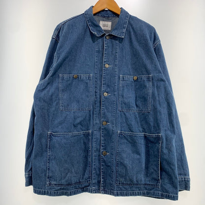 【中古品】【メンズ】 UNITED ARROWS & SONS ユナイテッドアローズ アンド サンズ DENIM COVERALL 5525-299-0888 デニム カバーオール ライトアウター デニムジャケット 147-261020-ko-08-teih サイズ：L カラー：インディゴ 万代Net店