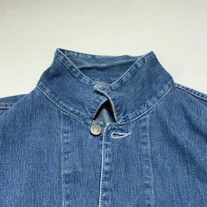 【中古品】【メンズ】 UNITED ARROWS & SONS ユナイテッドアローズ アンド サンズ DENIM COVERALL 5525-299-0888 デニム カバーオール ライトアウター デニムジャケット 147-261020-ko-08-teih サイズ：L カラー：インディゴ 万代Net店