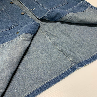 【中古品】【メンズ】 UNITED ARROWS & SONS ユナイテッドアローズ アンド サンズ DENIM COVERALL 5525-299-0888 デニム カバーオール ライトアウター デニムジャケット 147-261020-ko-08-teih サイズ：L カラー：インディゴ 万代Net店