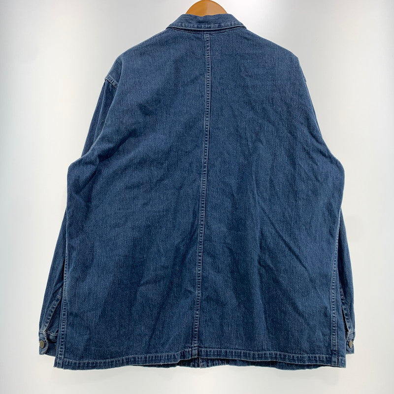 【中古品】【メンズ】 UNITED ARROWS & SONS ユナイテッドアローズ アンド サンズ DENIM COVERALL 5525-299-0888 デニム カバーオール ライトアウター デニムジャケット 147-261020-ko-08-teih サイズ：L カラー：インディゴ 万代Net店