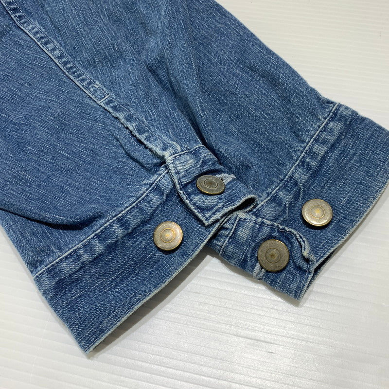 【中古品】【メンズ】 UNITED ARROWS & SONS ユナイテッドアローズ アンド サンズ DENIM COVERALL 5525-299-0888 デニム カバーオール ライトアウター デニムジャケット 147-261020-ko-08-teih サイズ：L カラー：インディゴ 万代Net店