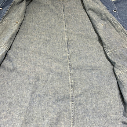 【中古品】【メンズ】 UNITED ARROWS & SONS ユナイテッドアローズ アンド サンズ DENIM COVERALL 5525-299-0888 デニム カバーオール ライトアウター デニムジャケット 147-261020-ko-08-teih サイズ：L カラー：インディゴ 万代Net店