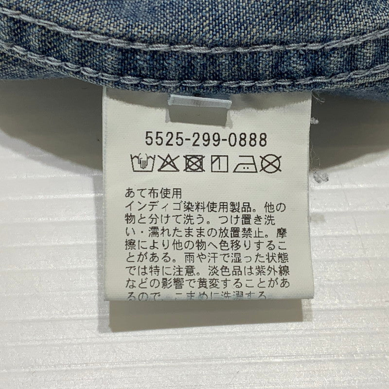 【中古品】【メンズ】 UNITED ARROWS & SONS ユナイテッドアローズ アンド サンズ DENIM COVERALL 5525-299-0888 デニム カバーオール ライトアウター デニムジャケット 147-261020-ko-08-teih サイズ：L カラー：インディゴ 万代Net店