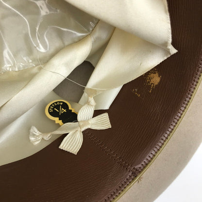 【中古品】【メンズ】 ROYAL STETSON ロイヤル・ステットソン VINTAGE WESTERN HAT ヴィンテージ ウエスタンハット カラーベージュ/サイズ1/4 帽子 185-261027-ky-03-fuzh 万代Net店