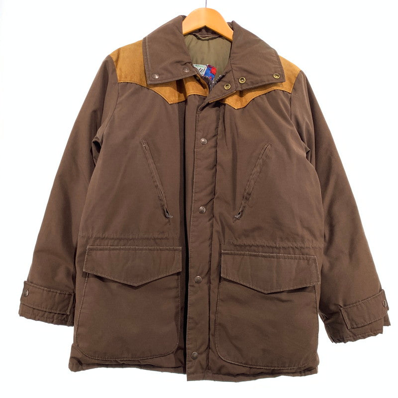 【現状渡し品】【メンズ】 Schott ショット DOWN JACKET MADE IN USA ダウンジャケット アウター ダウン フェザー USA製 145-261020-ko-21-teih サイズ：M カラー：ブラウン 万代Net店