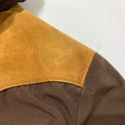 【現状渡し品】【メンズ】 Schott ショット DOWN JACKET MADE IN USA ダウンジャケット アウター ダウン フェザー USA製 145-261020-ko-21-teih サイズ：M カラー：ブラウン 万代Net店
