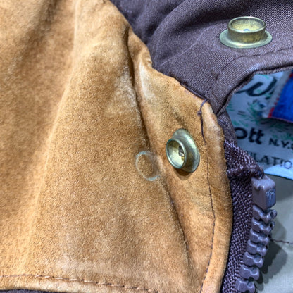 【現状渡し品】【メンズ】 Schott ショット DOWN JACKET MADE IN USA ダウンジャケット アウター ダウン フェザー USA製 145-261020-ko-21-teih サイズ：M カラー：ブラウン 万代Net店