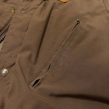 【現状渡し品】【メンズ】 Schott ショット DOWN JACKET MADE IN USA ダウンジャケット アウター ダウン フェザー USA製 145-261020-ko-21-teih サイズ：M カラー：ブラウン 万代Net店