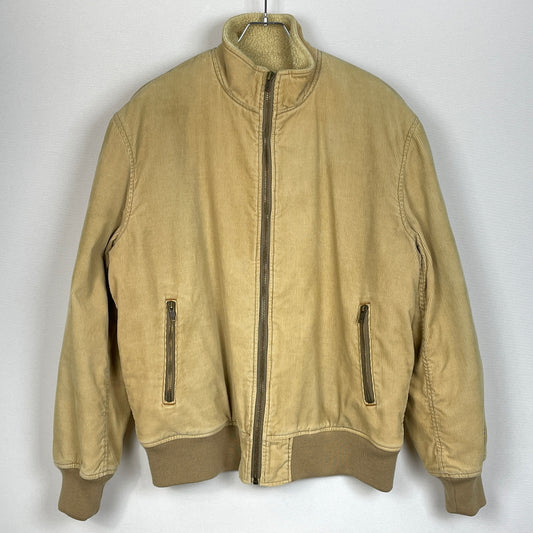 【現状渡し品】【メンズ】 HYSTERIC GLAMOUR ヒステリックグラマーBOA CORDUROY JACKET 4AB-0081 ボア コーデュロイ ジャケット アウター 140-261018-sa-12-teih サイズ：M カラー：ベージュ 万代Net店