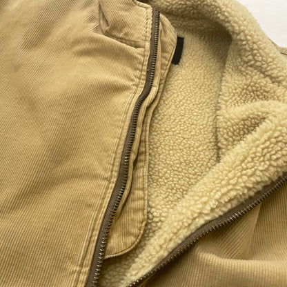 【現状渡し品】【メンズ】 HYSTERIC GLAMOUR ヒステリックグラマーBOA CORDUROY JACKET 4AB-0081 ボア コーデュロイ ジャケット アウター 140-261018-sa-12-teih サイズ：M カラー：ベージュ 万代Net店
