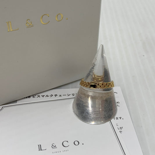 【中古品】【レディース】 L&Co. エルアンドコー K18 ビスマルク チェーン リング アクセサリー 指輪 192-261023-ko-10-teih カラー：ゴールド 万代Net店